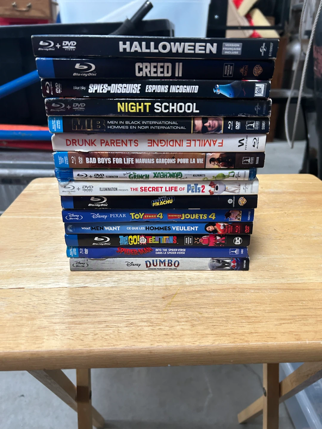 Collection of 20 Blu-ray and DVD movies