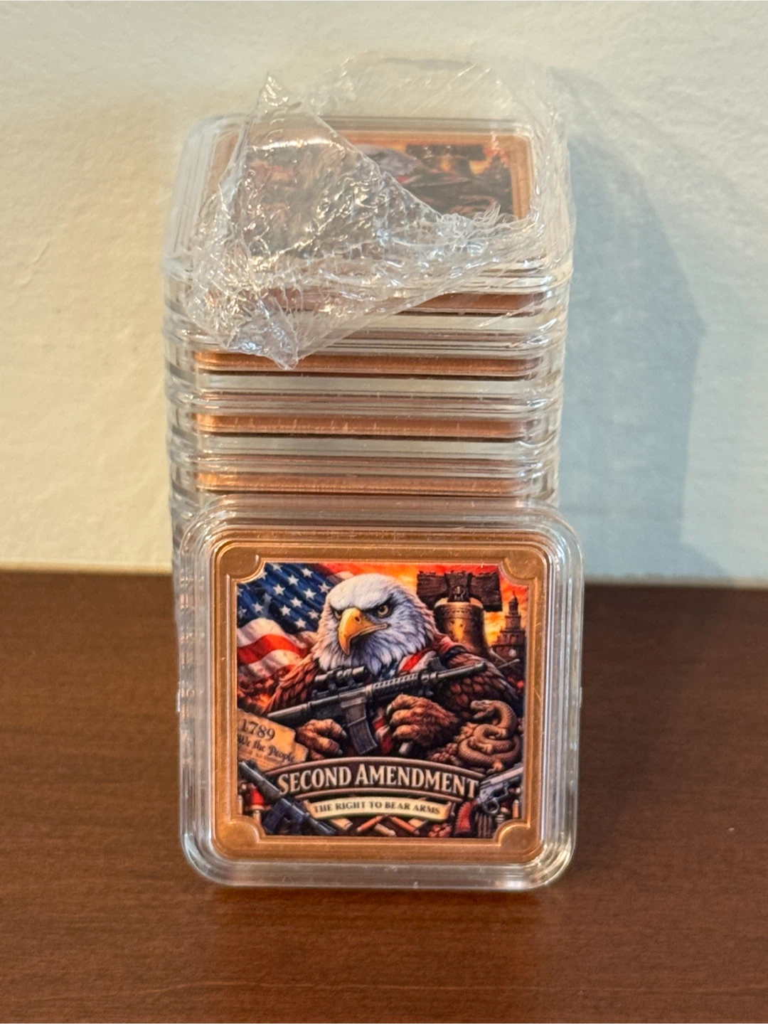 Second Amendment 1 Troy Ounce Copper Bar - photo 4