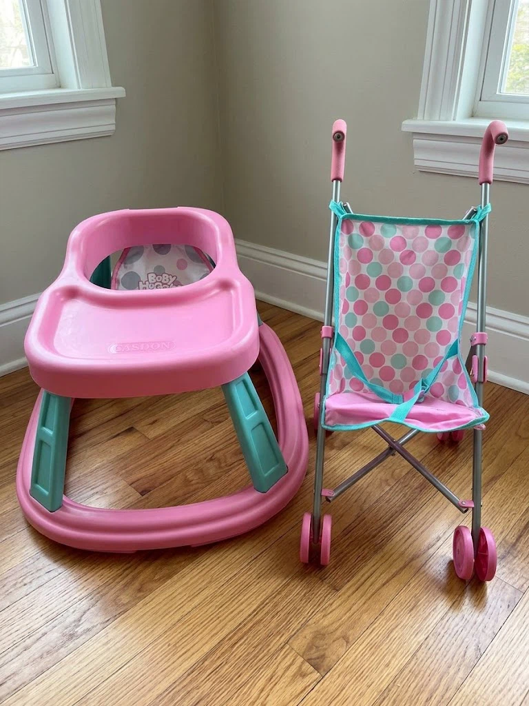 Casdon Baby Huggles Walker and Stroller Toy Set