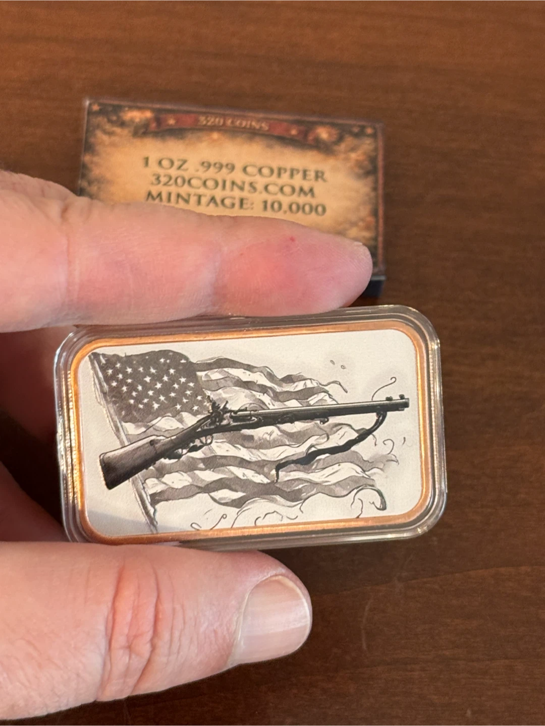 2nd amendment .999 Fine Copper Bar - photo 4