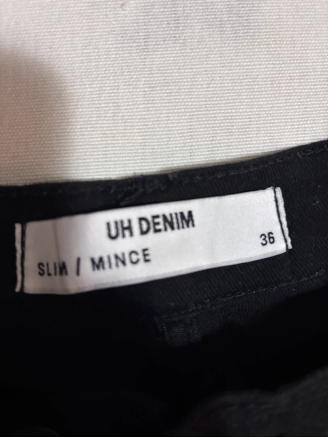 UH Denim Black Slim Jeans Size 36 - photo 2