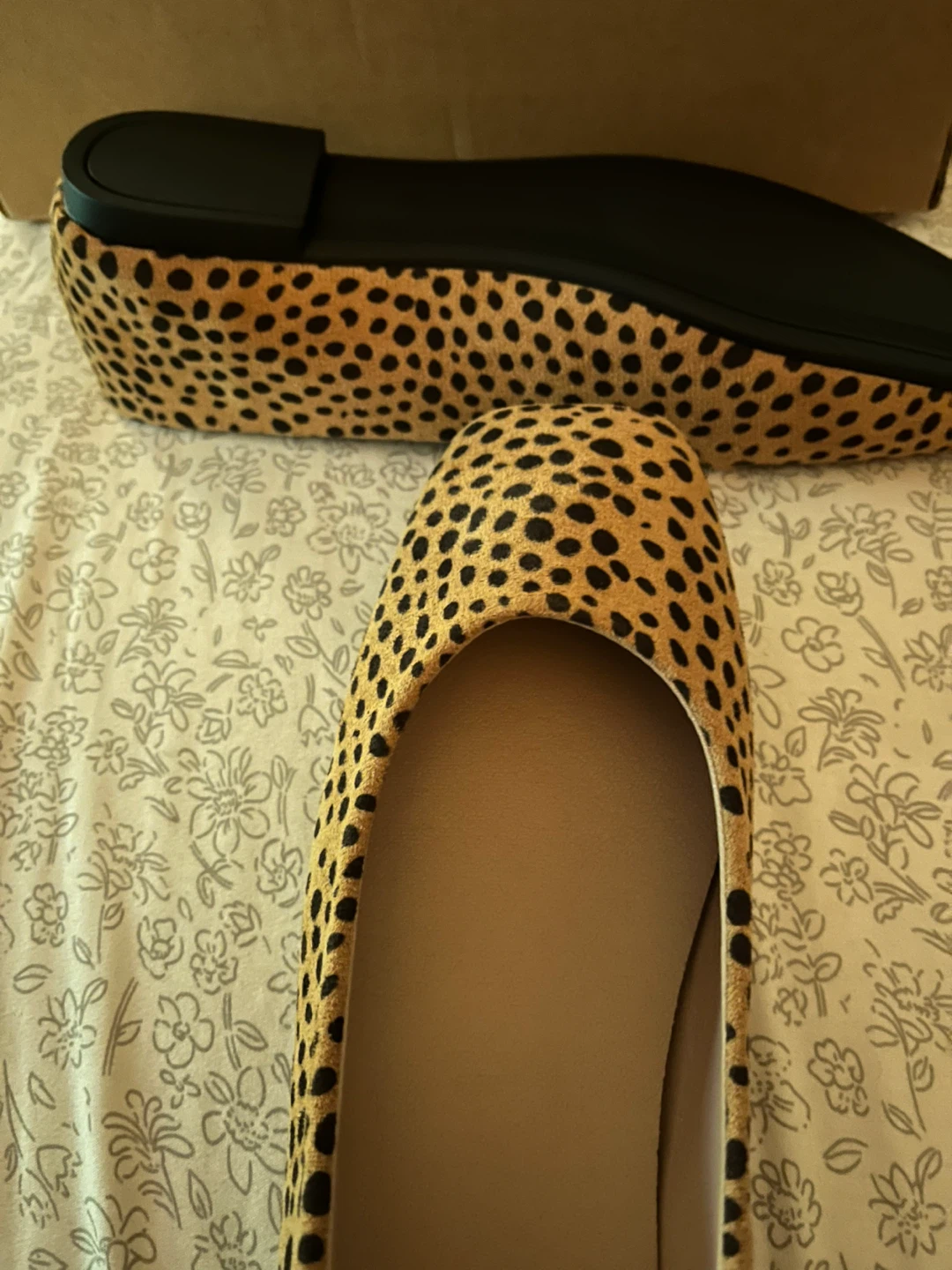 Leopard pattern slip on loafers - photo 2