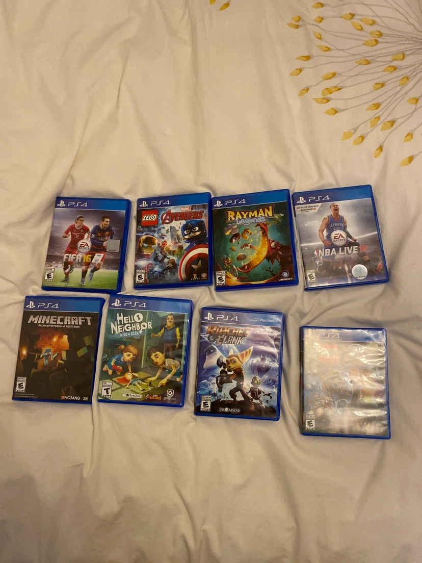 Collection of 8 PS4 Video Games
