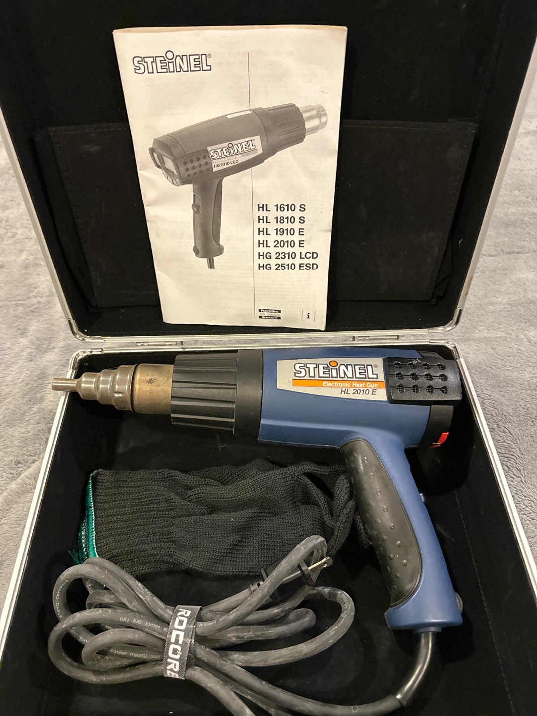 Steinel HL 2010 E Heat Gun with Carrying Case - photo 2