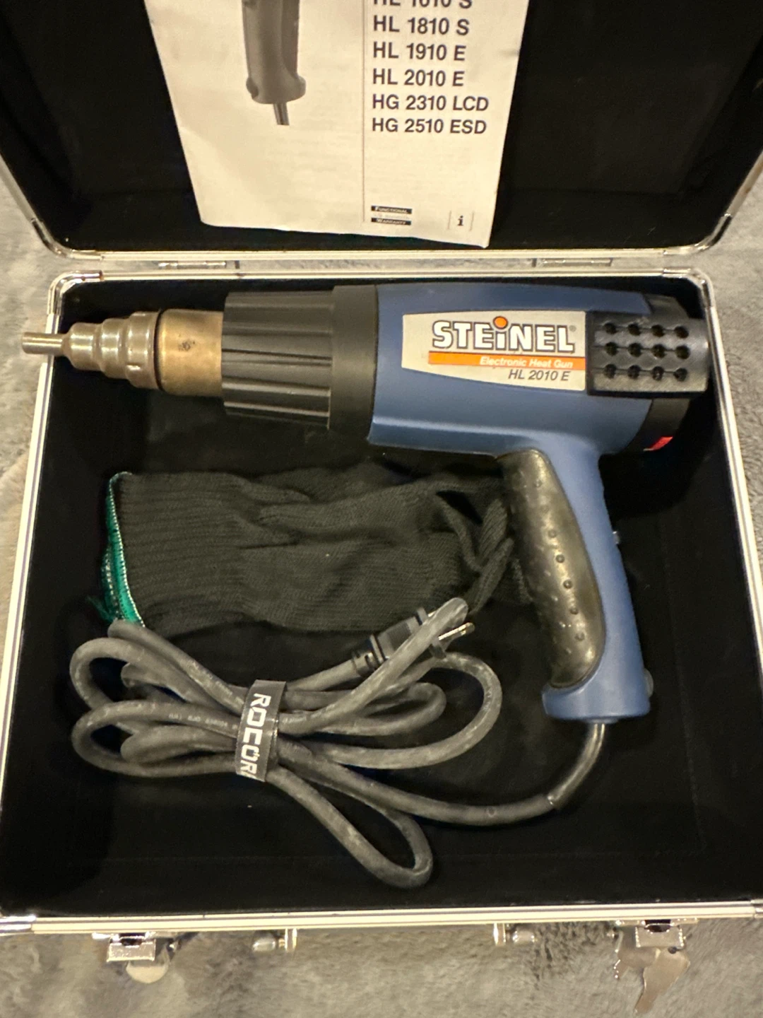 Steinel HL 2010 E Heat Gun with Carrying Case - photo 3