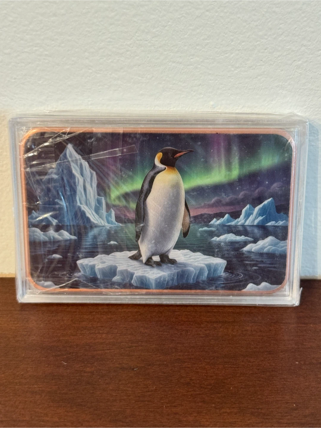 5 oz .999 Fine Copper Penguin Bar