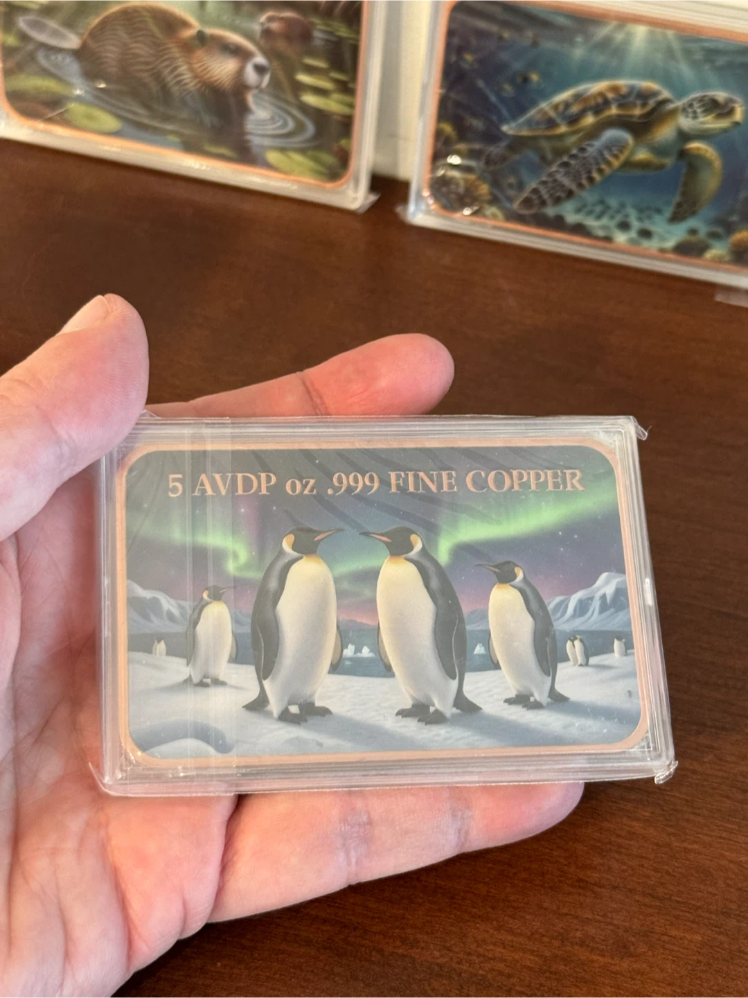 5 oz .999 Fine Copper Penguin Bar - photo 5
