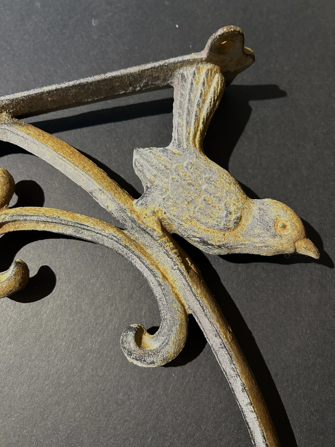 Cast Iron Bird Decorative hanging basket bracket - photo 3