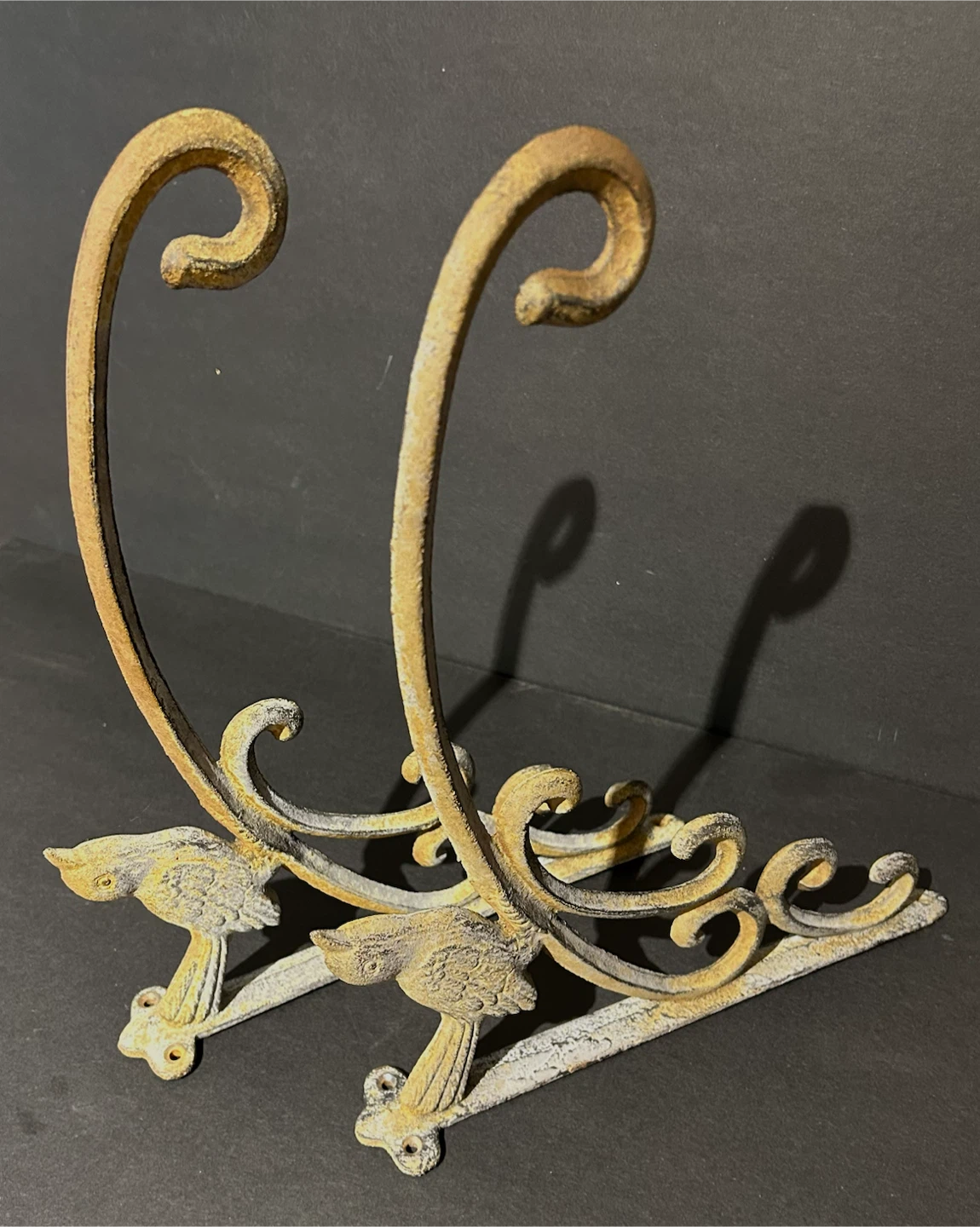 Cast Iron Bird Decorative hanging basket bracket - photo 5