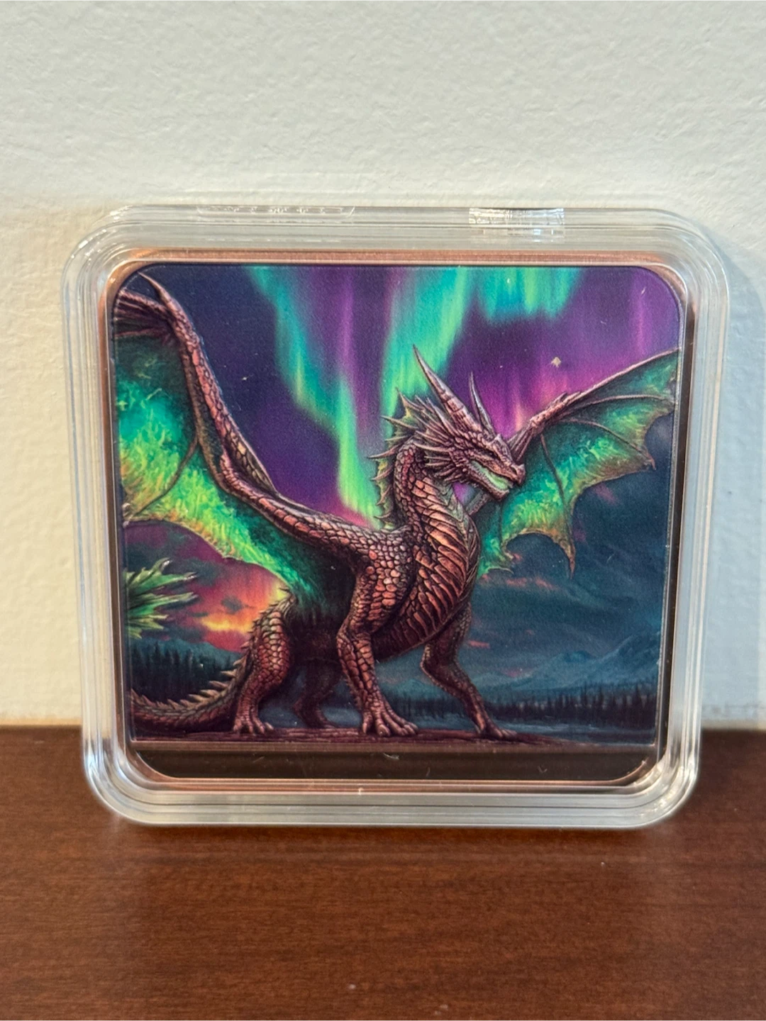 5 Troy Ounce Fine Copper Dragon Bar
