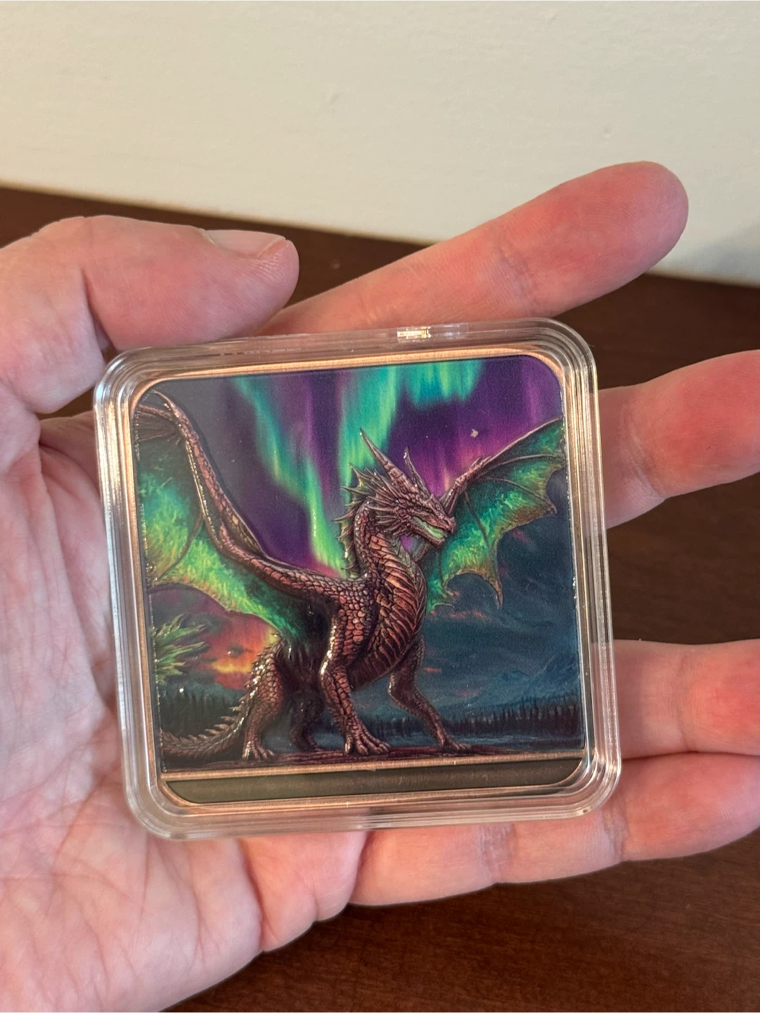 5 Troy Ounce Fine Copper Dragon Bar - photo 3