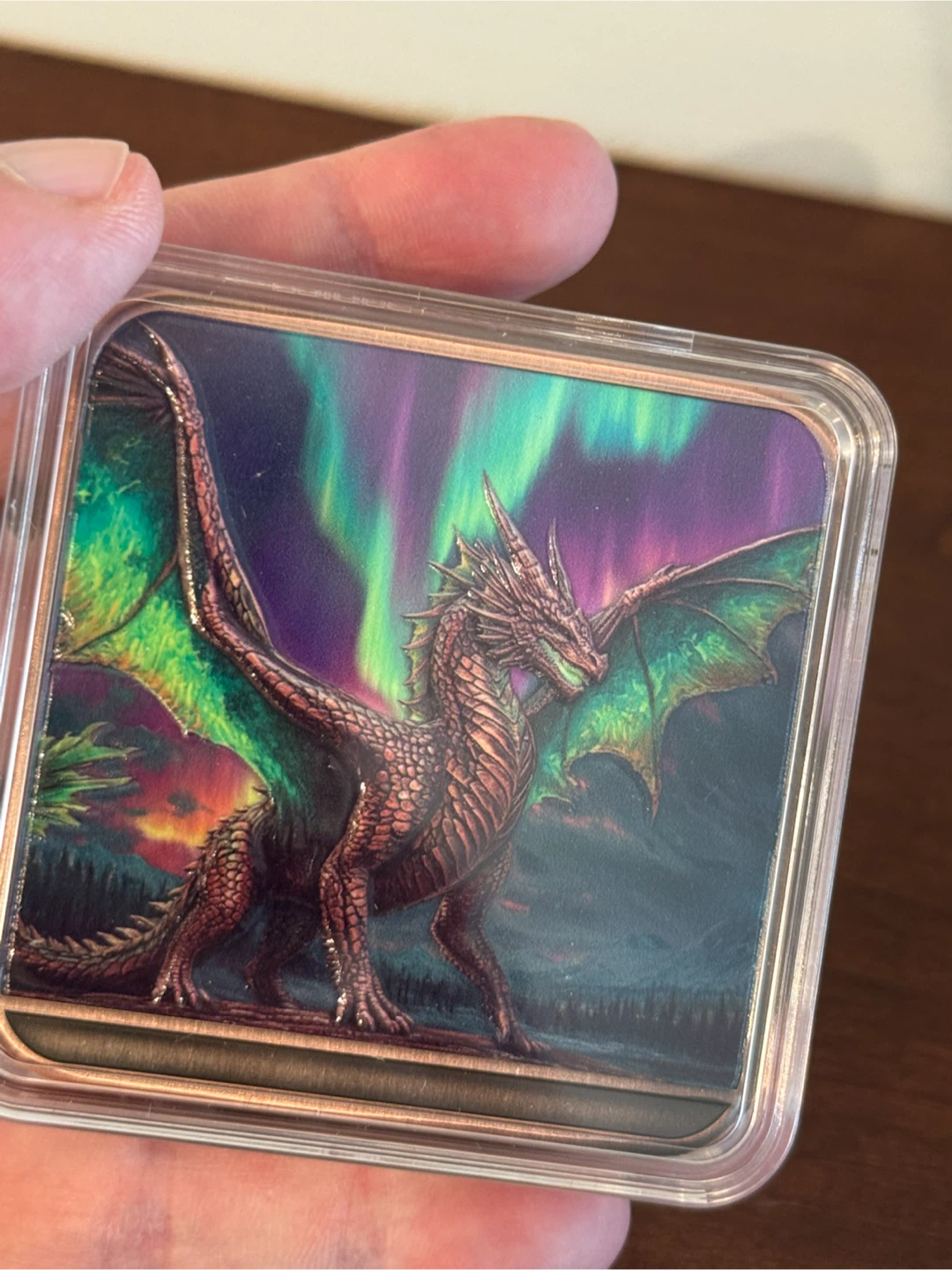5 Troy Ounce Fine Copper Dragon Bar - photo 5