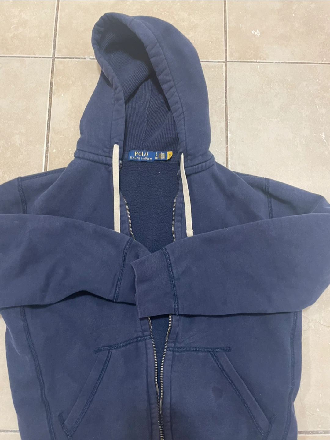 Polo Ralph Lauren navy zip-up hoodie - photo 2