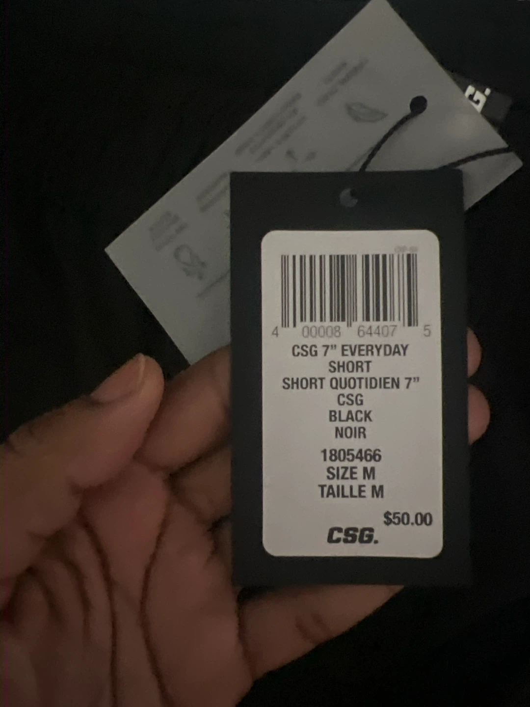 CSG Everyday Shorts Black Size M