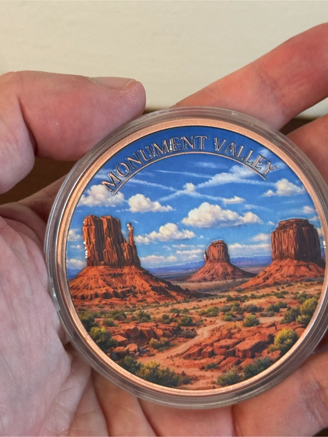 Monument Valley 5 oz .999 Copper Coin - photo 3