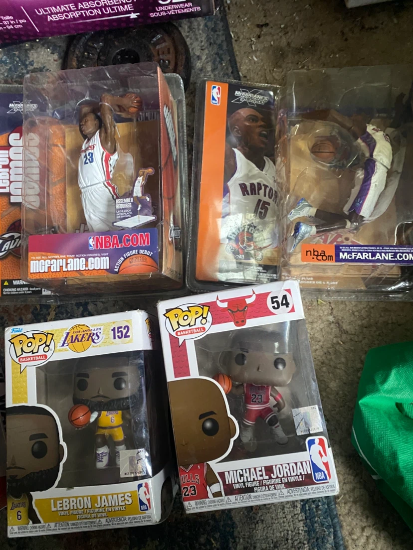 Assorted NBA McFarlane and Funko Pop Figures - photo 2