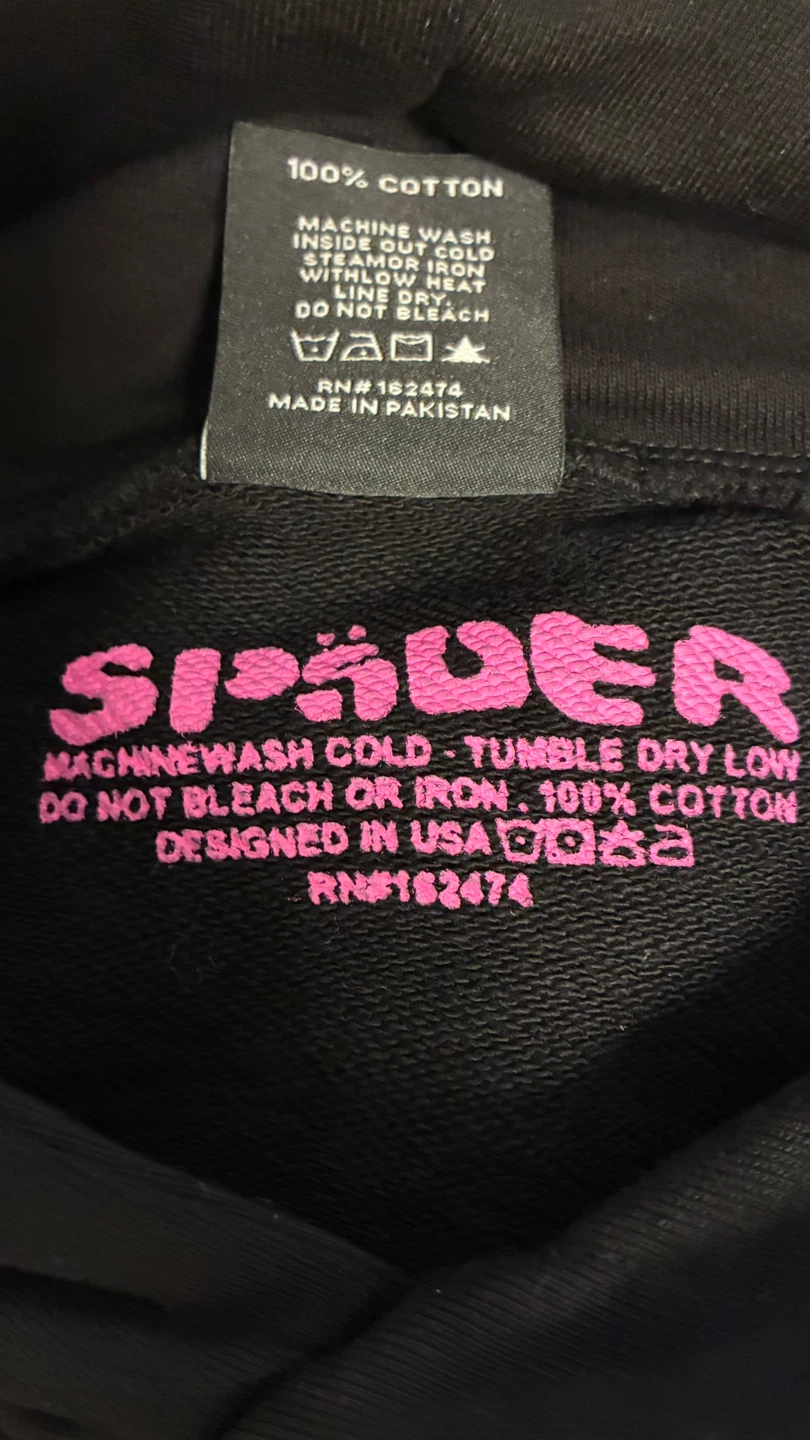 Sp5der Black Hoodie - photo 4
