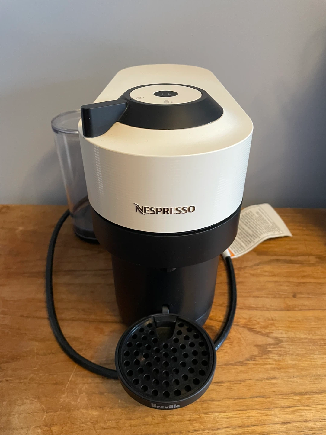White Nespresso Vertuo Coffee Machine