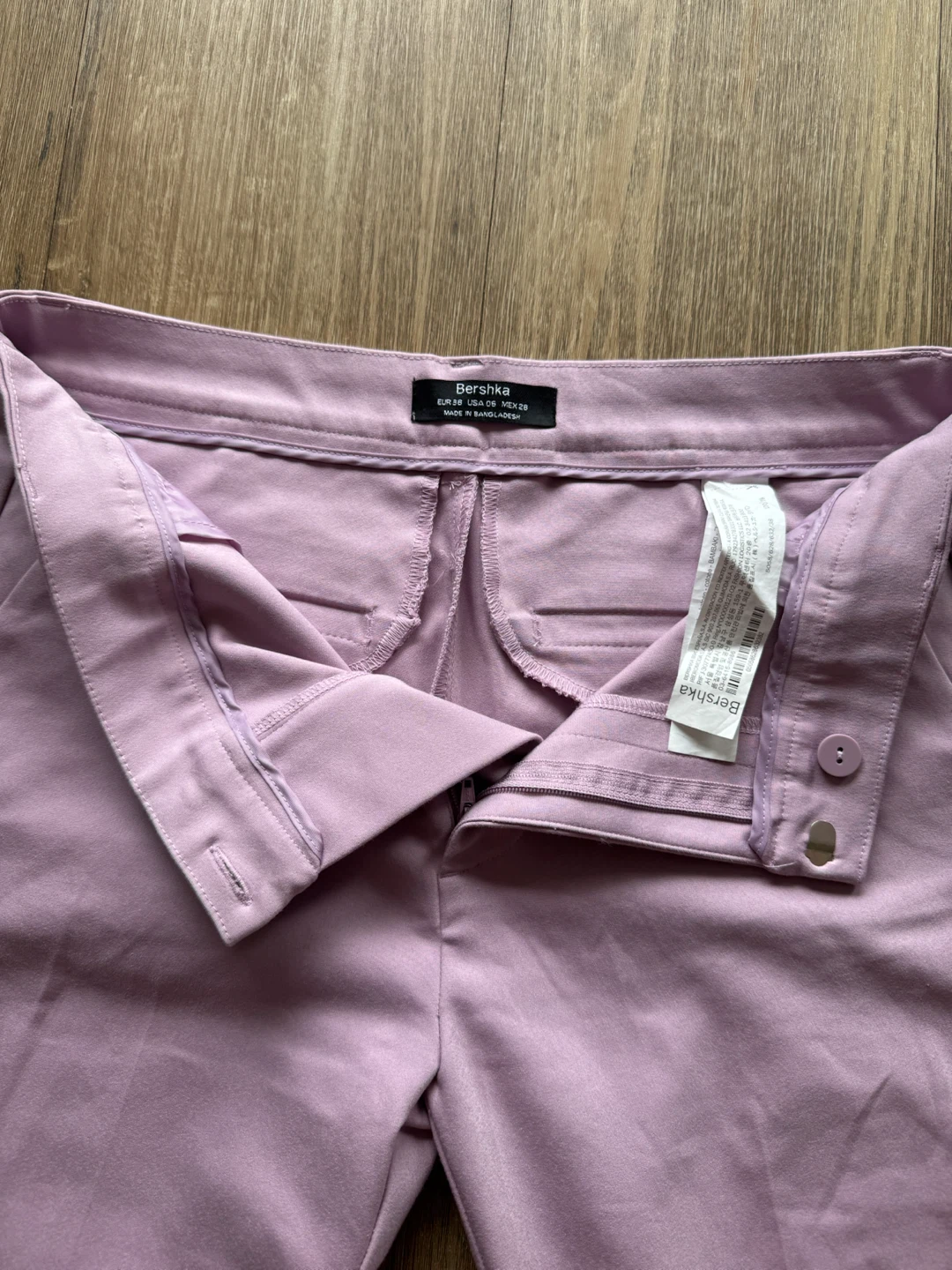 Bershka Light Pink Trousers - photo 2