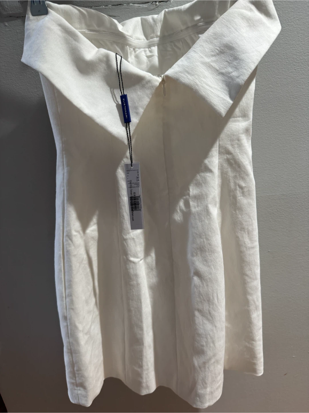 Elie Tahari White Strapless Dress - photo 4