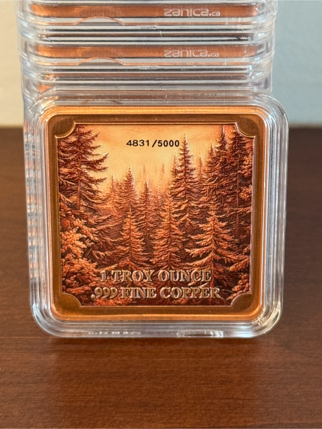 Sasquatch 1 Troy Ounce .999 Fine Copper Bar - photo 2