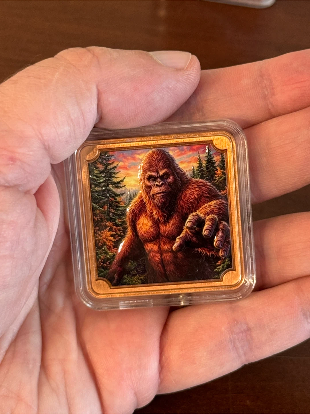 Sasquatch 1 Troy Ounce .999 Fine Copper Bar - photo 4