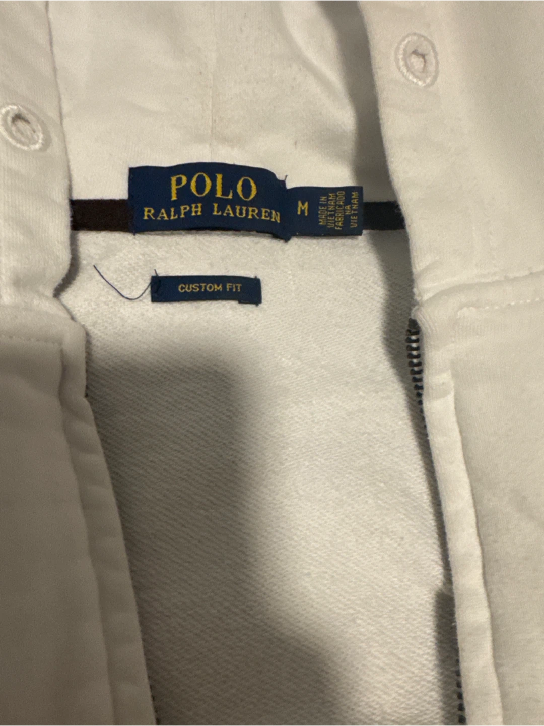 Polo Ralph Lauren White Zip-Up Hoodie - photo 2