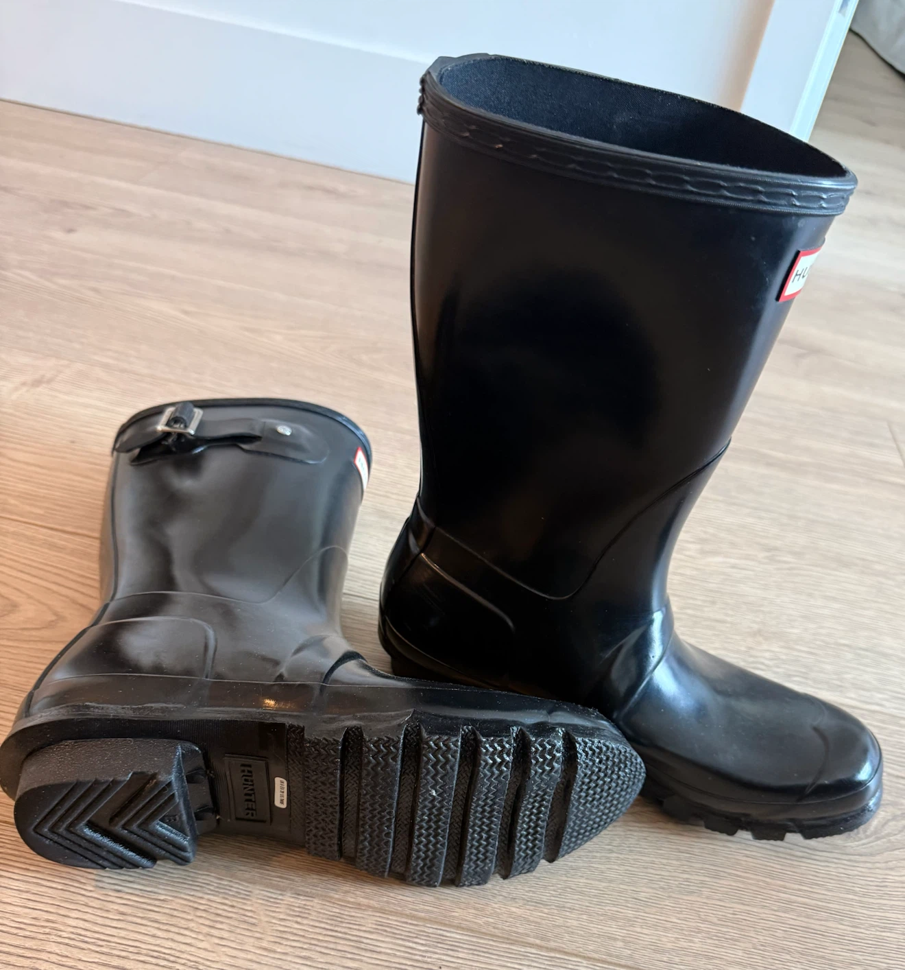 Hunter Short Black Rubber Rain Boots - photo 3