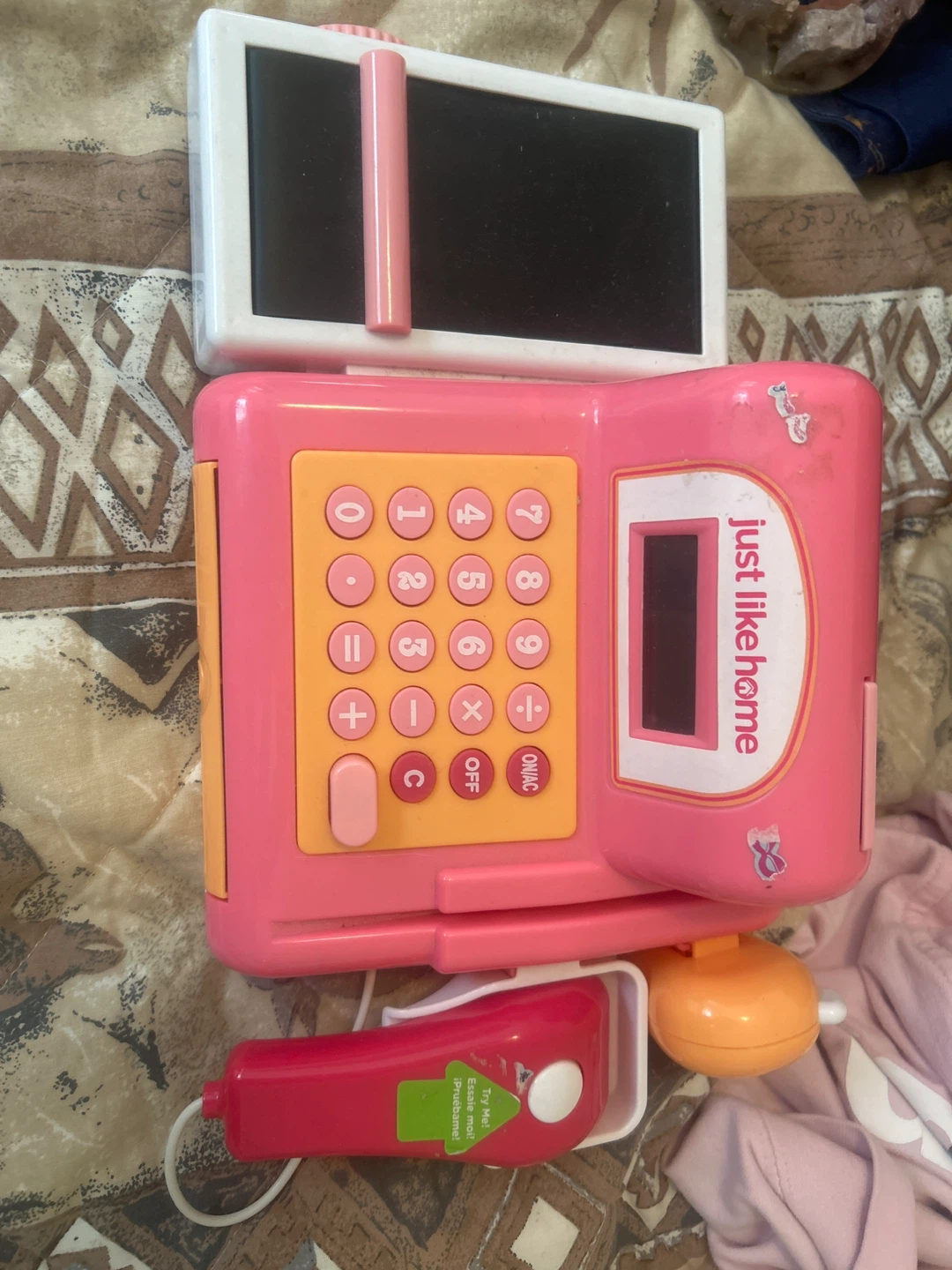 Just Like Home Toy Cash Register