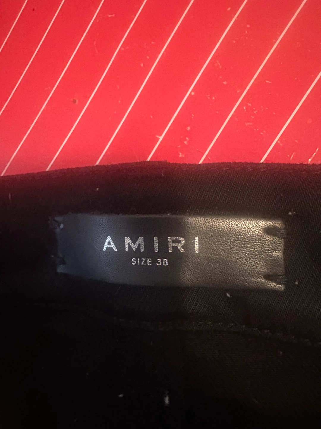 AMIRI Distressed Black Denim Jeans Size 38 - photo 2