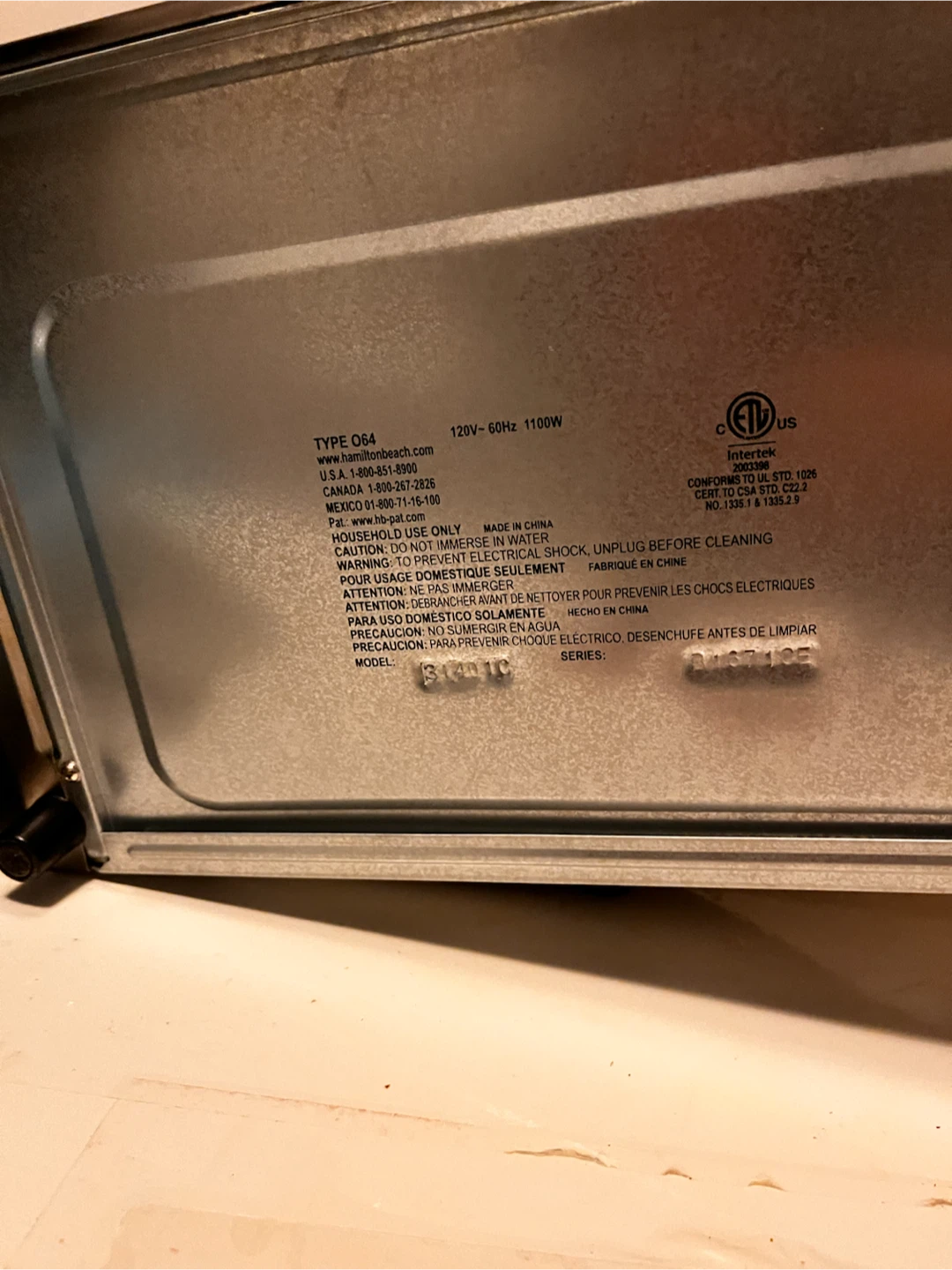 Hamilton Beach Toaster Oven - photo 3