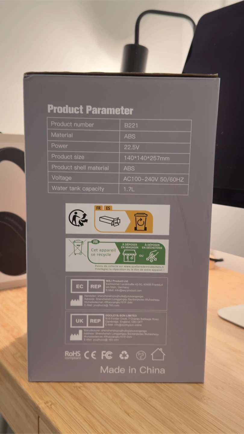 Homtronics B221 Dehumidifier - photo 2