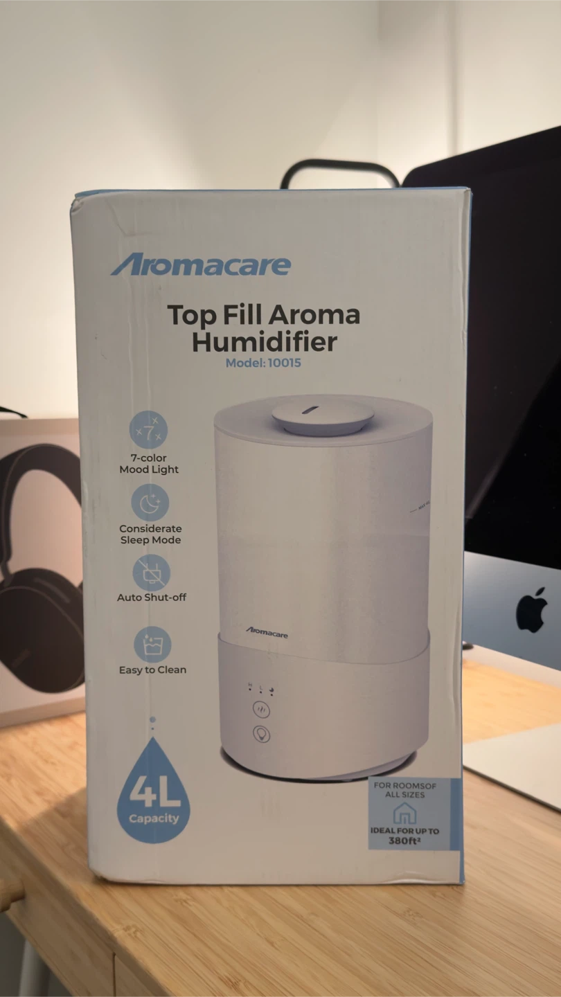 Aromacare Top Fill Aroma Humidifier Model 10015