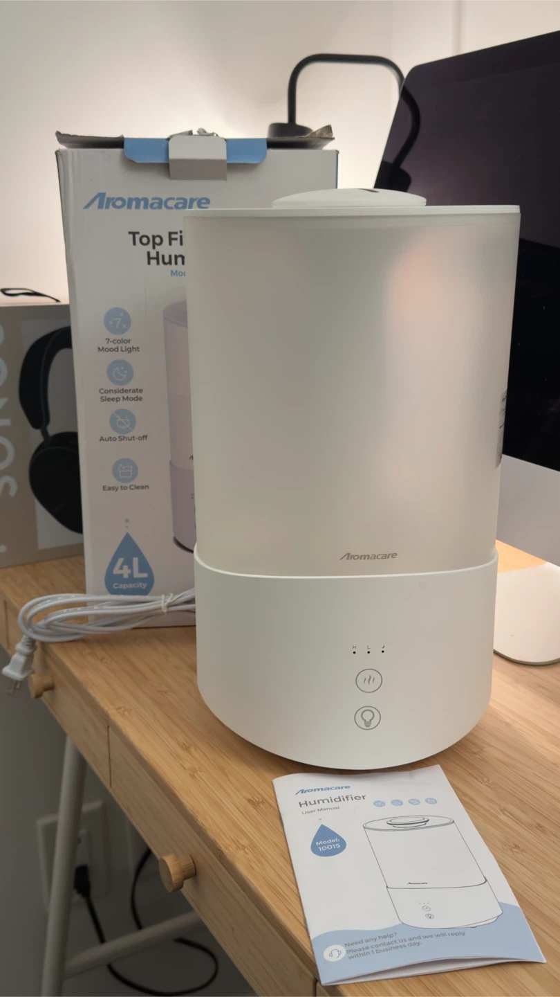 Aromacare Top Fill Aroma Humidifier Model 10015 - photo 3