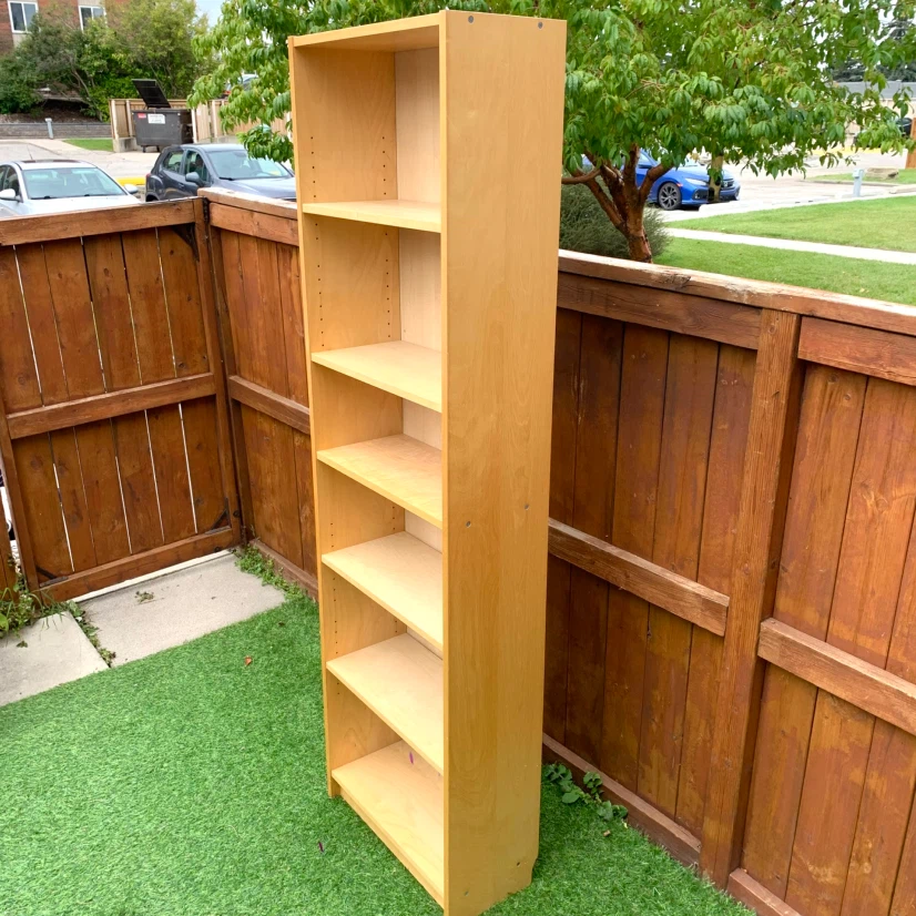 Tall Light Wood Bookshelf - photo 3