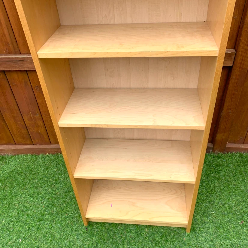 Tall Light Wood Bookshelf - photo 5