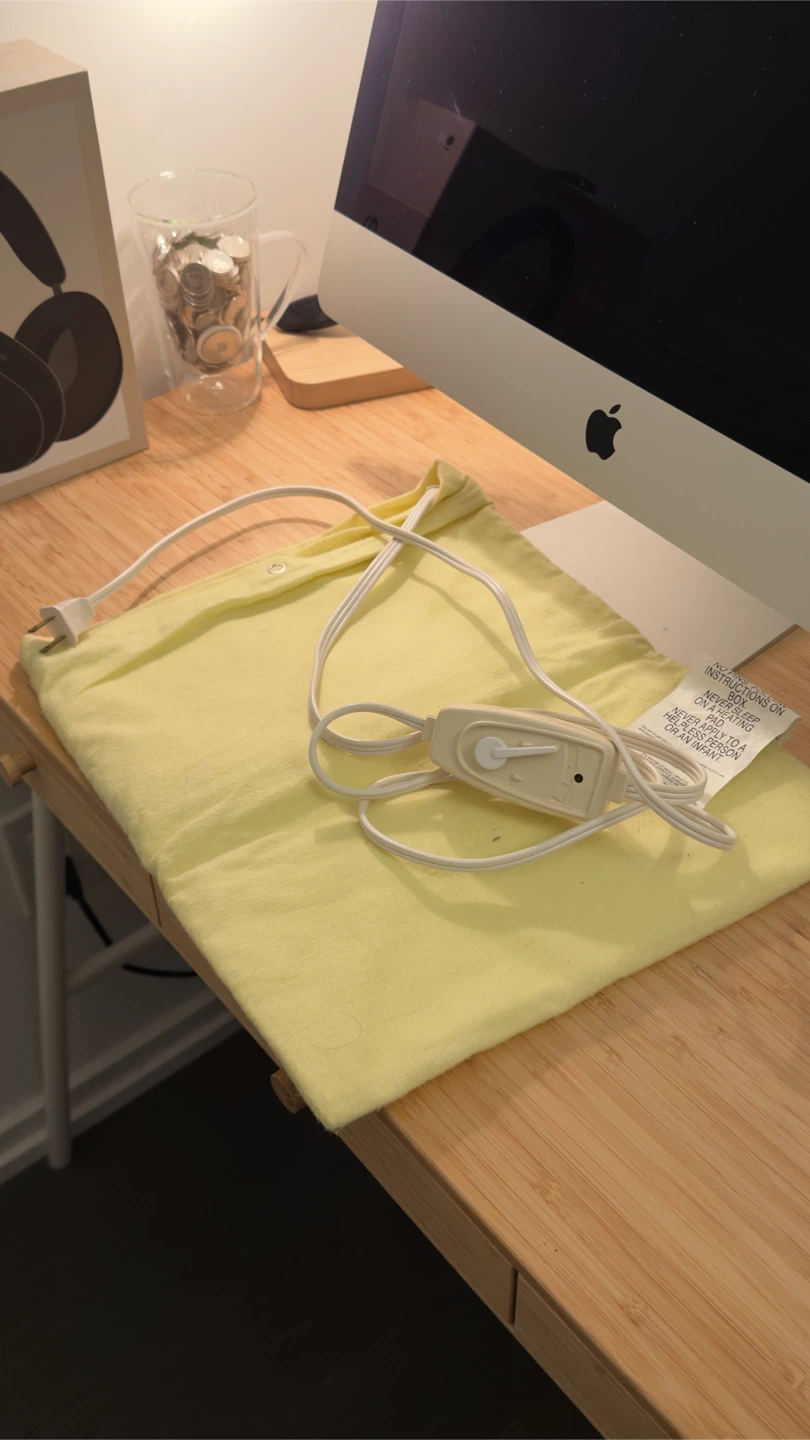 Yellow Electric Heating Pad