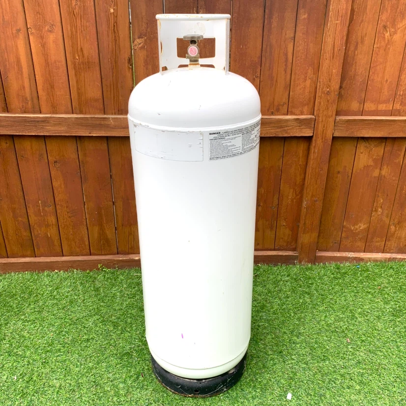 Large Propane Tank Cylinder BBQ Camping Fuel Tank 50" Tall