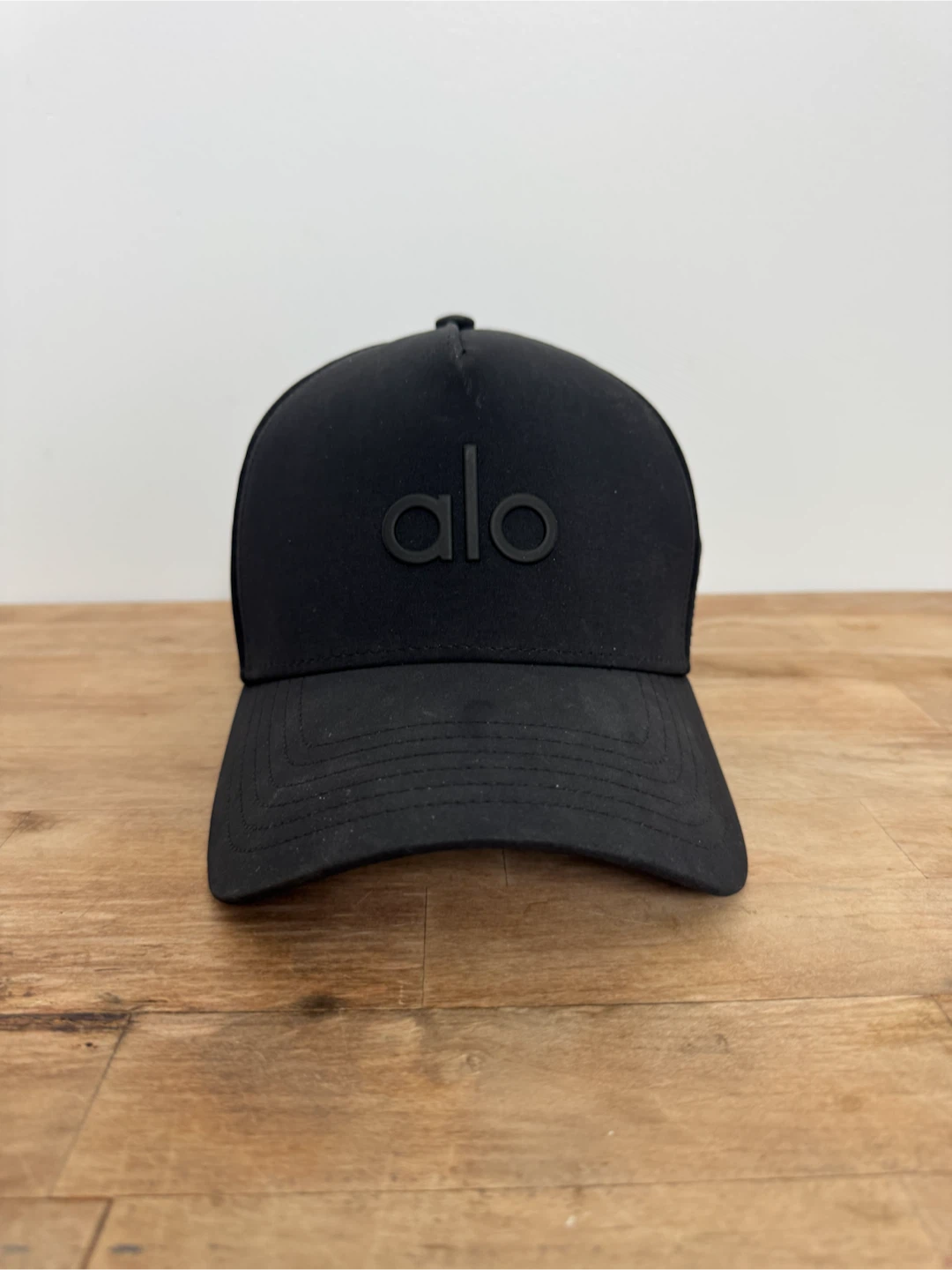 Alo Yoga Black Performance Baseball Cap