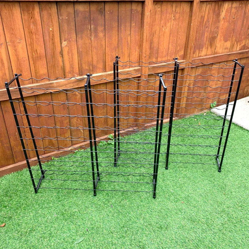 2 Foldable Wine Racks Collapsible Bottle Storage Display Stands - photo 2