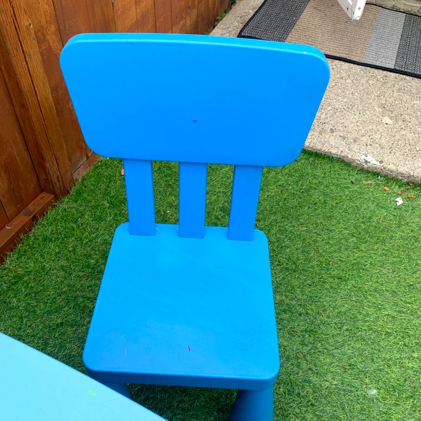 Kids Table and Chairs Set Childrens Activity Play Table 2 Chairs - photo 5