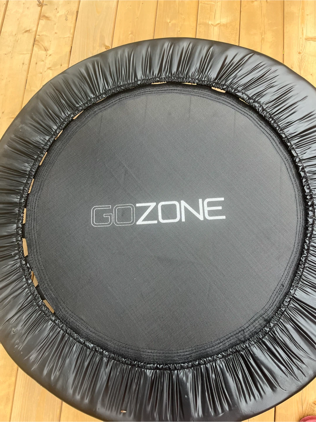 GOZONE White Black Mini Fitness Trampoline - photo 3