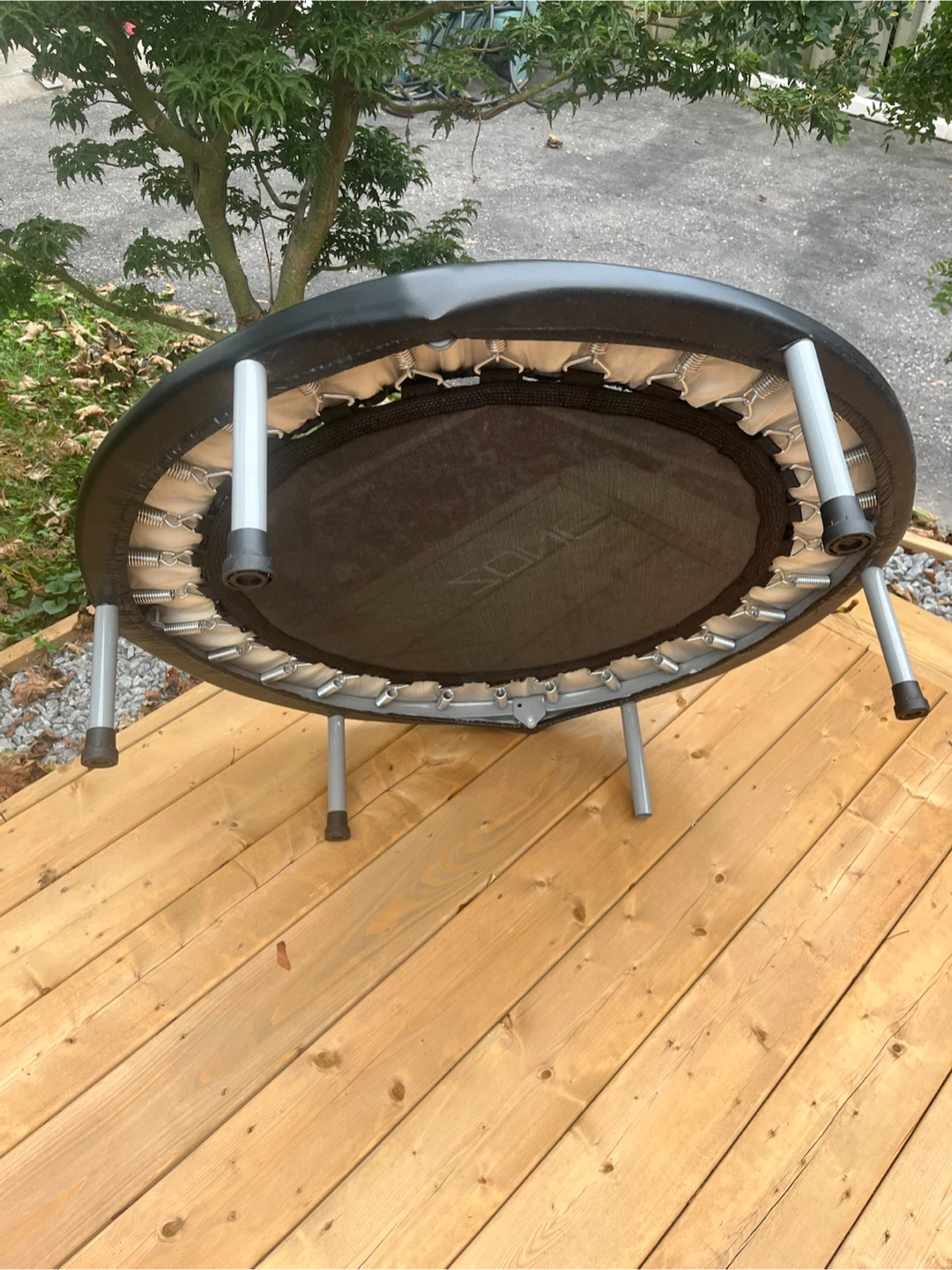 GOZONE White Black Mini Fitness Trampoline - photo 5