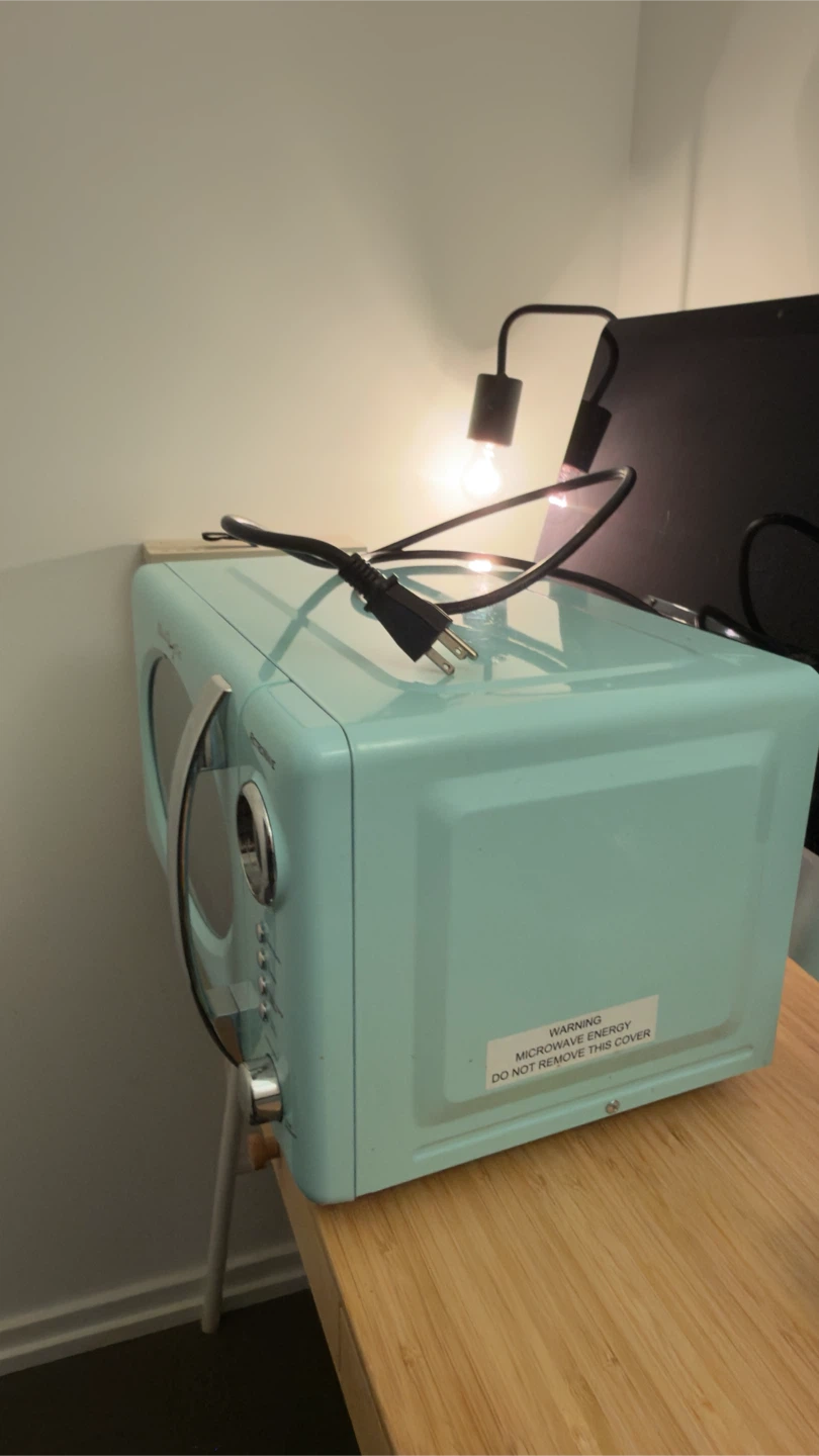 Nostalgia Retrowave Microwave - Aqua - photo 3