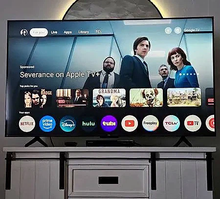 TCL 55” 4K Google TV – Like New, No Flaws - photo 3