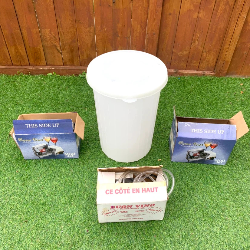 3 Wine Filters Buon Vino Mini Jet Winemaking Filter System