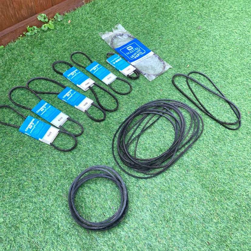 V-Belts Drive Belts Assorted Sizes Replacement Machine Belts - photo 2