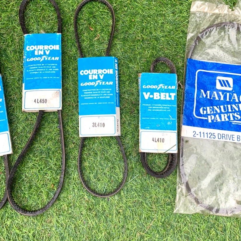 V-Belts Drive Belts Assorted Sizes Replacement Machine Belts - photo 5