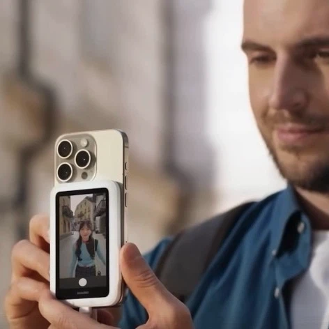 No more guessing! selfie screen