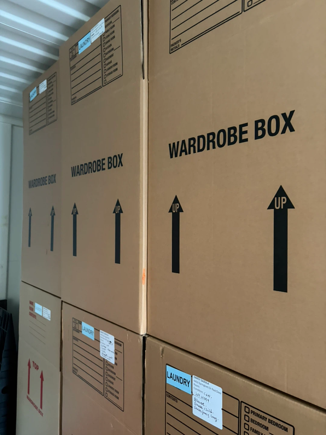Wardrobe Moving Boxes